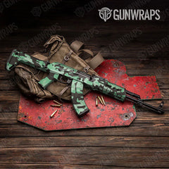 Classic Mint Chocolate Chip AK-47 Gun Skin Vinyl Wraps