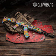 Classic Sherbert AK-47 Gun Skin Vinyl Wraps