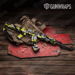 Classic Yellow Tiger AK-47 Gun Skin Vinyl Wraps