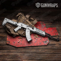 Cumulus Elite White AK-47 Gun Skin Vinyl Wraps