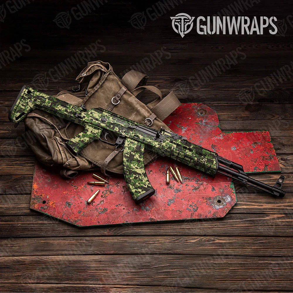 Digital Jungle AK-47 Gun Skin Vinyl Wraps