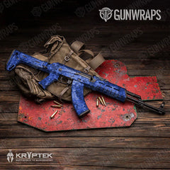 Kryptek Blue AK-47 Gun Skin Vinyl Wraps