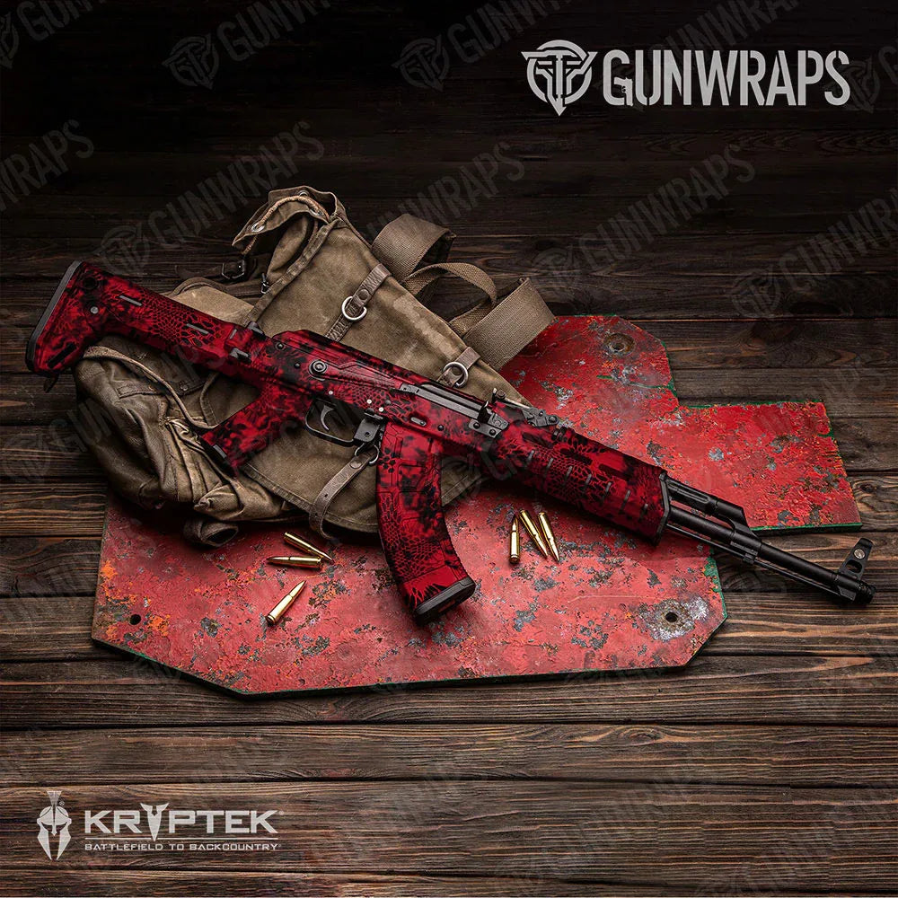 Kryptek Diablo AK-47 Gun Skin Vinyl Wraps