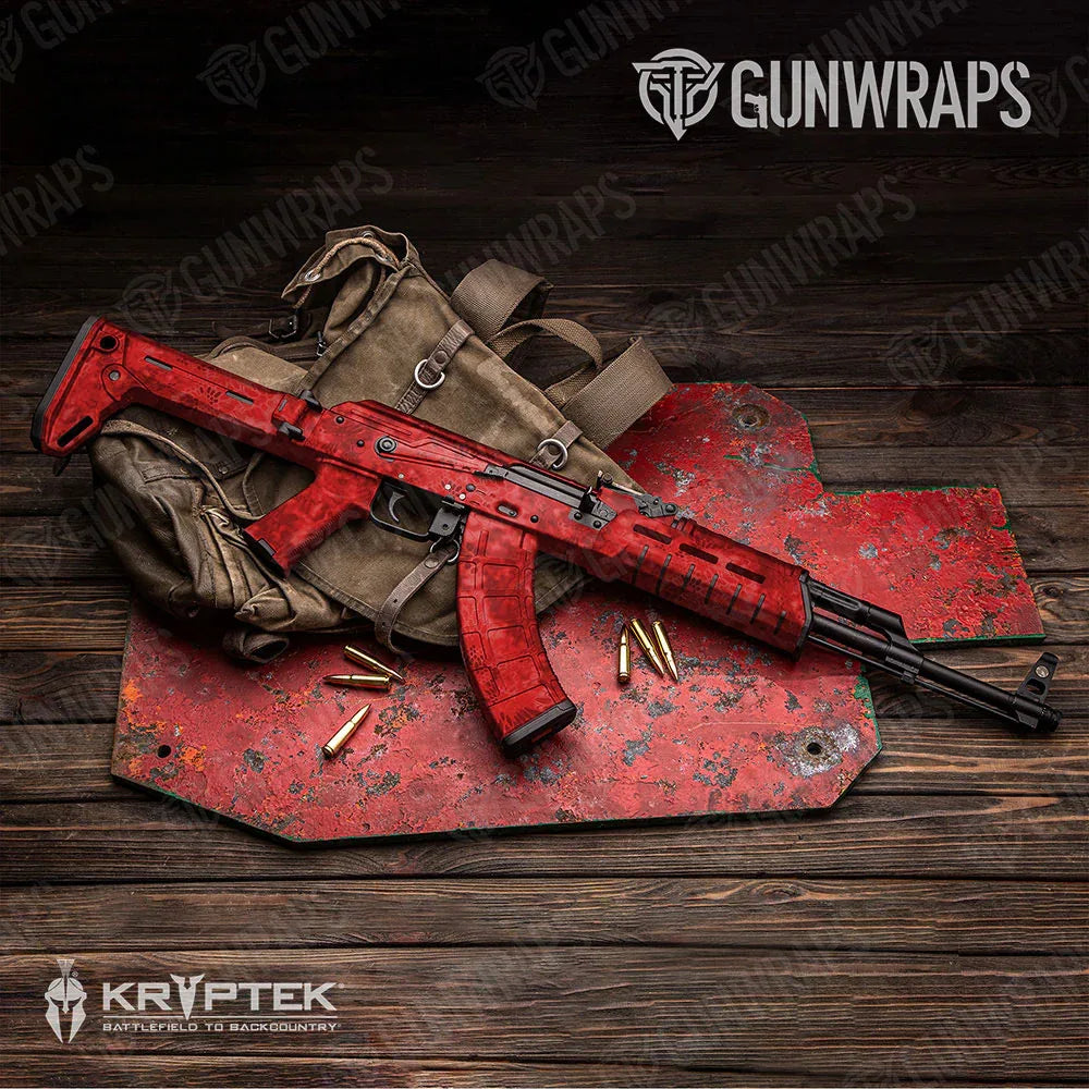 Kryptek Red AK-47 Gun Skin Vinyl Wraps