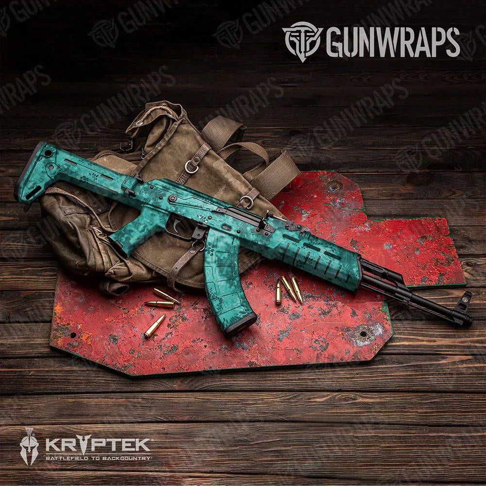 Kryptek Tiffany Blue AK-47 Gun Skin Vinyl Wraps