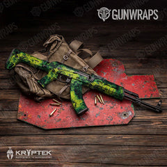 Kryptek Toxic Waste AK-47 Gun Skin Vinyl Wraps