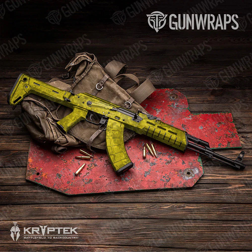 Kryptek Yellow AK-47 Gun Skin Vinyl Wraps