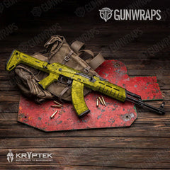 Kryptek Yellow AK-47 Gun Skin Vinyl Wraps