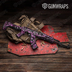 Nature Pink Lifeless Woods AK-47 Gun Skin Vinyl Wraps