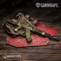 Nemesis Woodlands Wolf AK-47 Gun Skin Vinyl Wraps