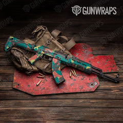 Ragged Fiesta AK-47 Gun Skin Vinyl Wraps