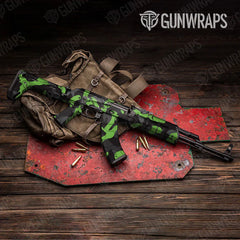 Ragged Metro Green AK-47 Gun Skin Vinyl Wraps