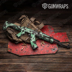 Ragged Mint Chocolate Chip AK-47 Gun Skin Vinyl Wraps