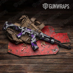 Ragged Purple Tiger AK-47 Gun Skin Vinyl Wraps