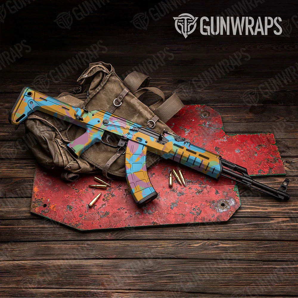 Ragged Sherbert AK-47 Gun Skin Vinyl Wraps