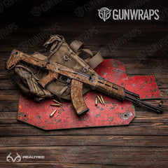 Realtree Aspect Burnt Orange AK-47 Gun Skin Vinyl Wraps