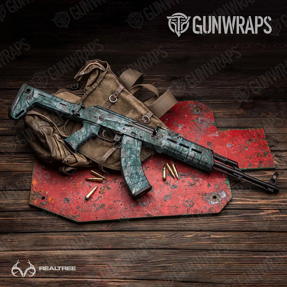 Realtree Aspect Glacier AK-47 Gun Skin Vinyl Wraps