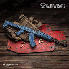 Realtree Aspect Ocean Blue AK-47 Gun Skin Vinyl Wraps