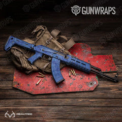 Realtree Aspect Royal Blue AK-47 Gun Skin Vinyl Wraps