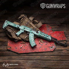 Realtree Aspect Teal Waters AK-47 Gun Skin Vinyl Wraps