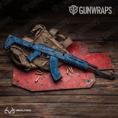 Realtree Fishing Blue AK-47 Gun Skin Vinyl Wraps