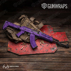 Realtree Fishing Purple AK-47 Gun Skin Vinyl Wraps