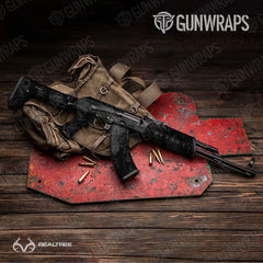 Realtree WAV3 Black AK-47 Gun Skin Vinyl Wraps