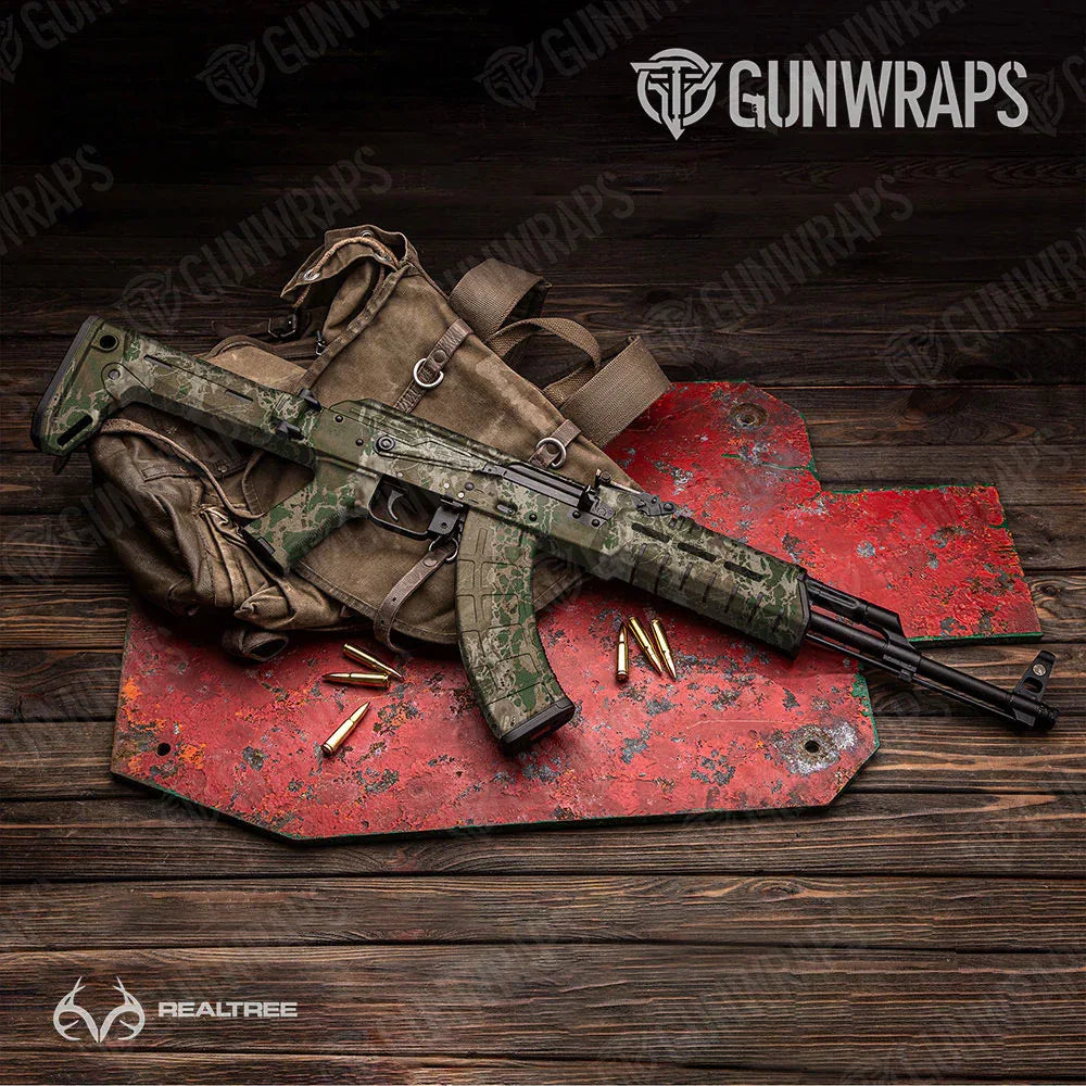Realtree WAV3 Hillside AK-47 Gun Skin Vinyl Wraps