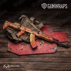 Realtree WAV3 Solar Blaze AK-47 Gun Skin Vinyl Wraps