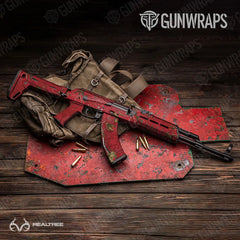 Realtree XTRA Colors Red AK-47 Gun Skin Vinyl Wraps