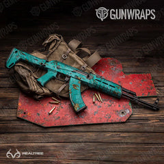 Realtree XTRA Colors Tiffany Blue AK-47 Gun Skin Vinyl Wraps