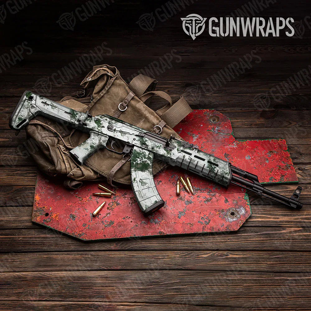 Substrate Snow Spruce AK-47 Gun Skin Vinyl Wraps
