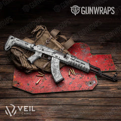 Veil Stoke Whiteout AK-47 Gun Skin Vinyl Wraps