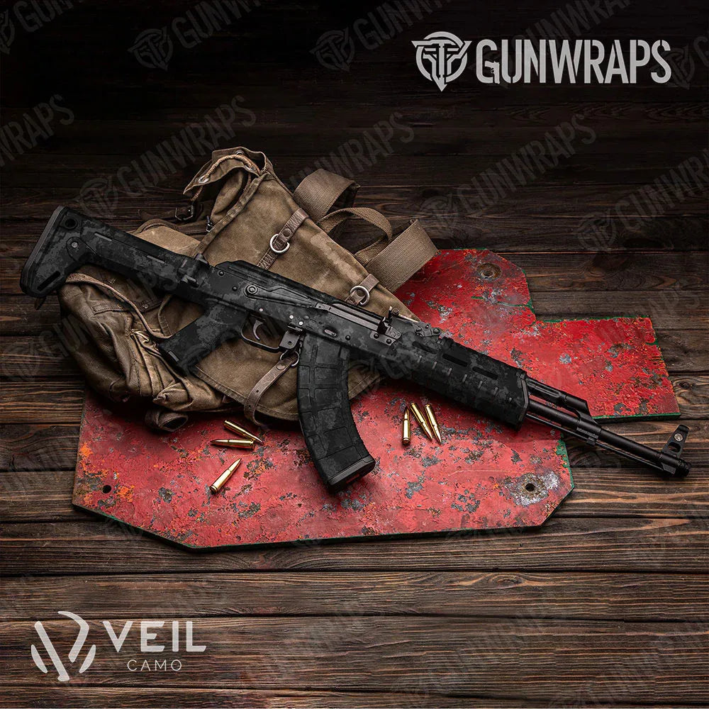 Veil Tac Black AK-47 Gun Skin Vinyl Wraps