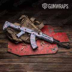 Vietnam Tiger Stripe Cotton Candy AK-47 Gun Skin Vinyl Wraps