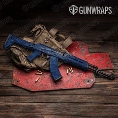 Vietnam Tiger Stripe Elite Blue AK-47 Gun Skin Vinyl Wraps