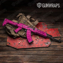 Vietnam Tiger Stripe Elite Magenta AK-47 Gun Skin Vinyl Wraps
