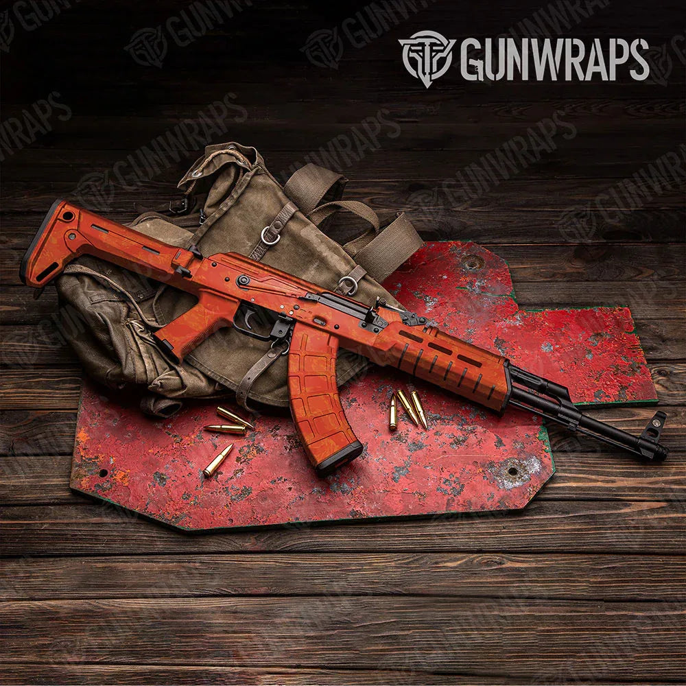 Vietnam Tiger Stripe Elite Orange AK-47 Gun Skin Vinyl Wraps