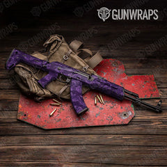 Vietnam Tiger Stripe Elite Purple AK-47 Gun Skin Vinyl Wraps