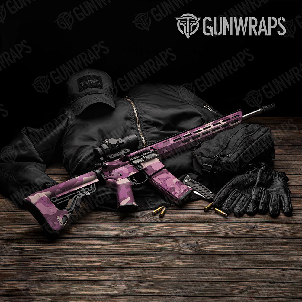 Classic Floral AR-15 Gun Skin Vinyl Wraps