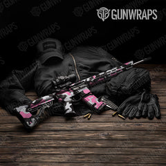 Classic Pink Tiger AR-15 Gun Skin Vinyl Wraps