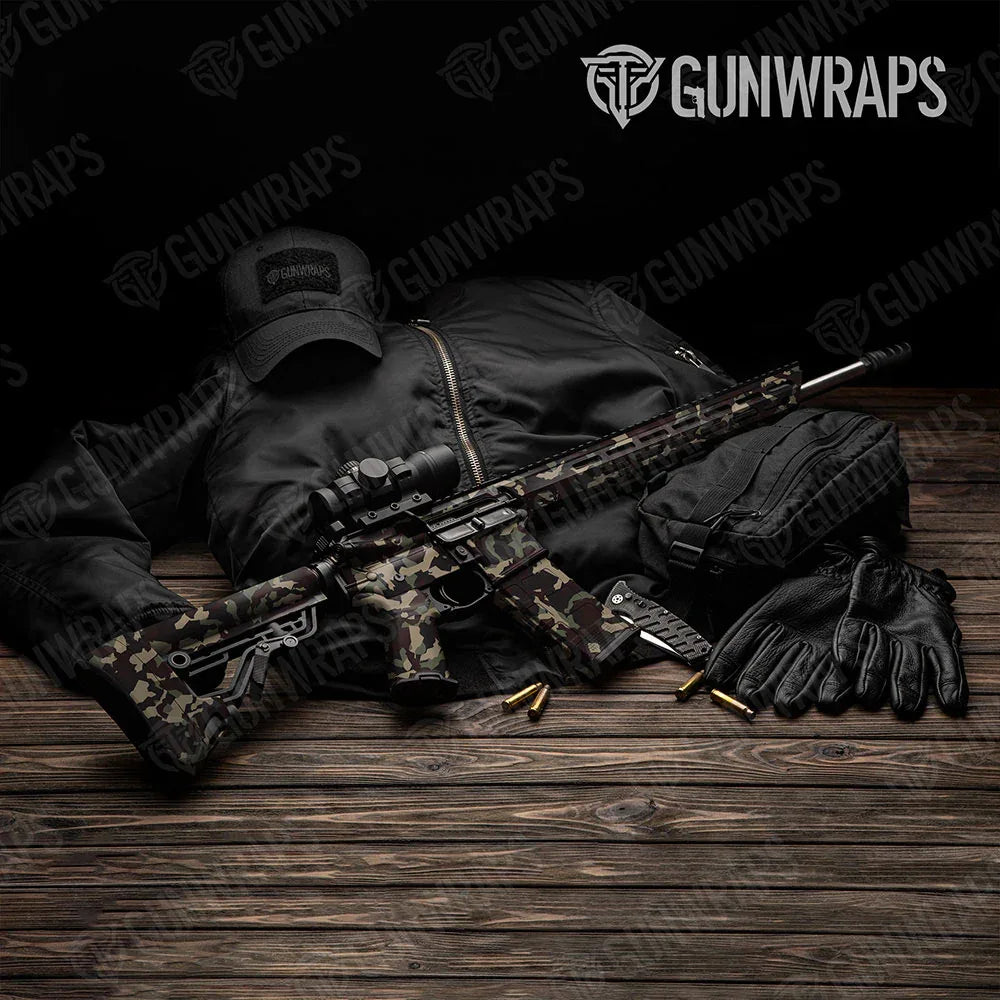 Erratic Militant Blood AR-15 Gun Skin Vinyl Wraps