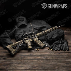 Nature Dry Grassland Duck AR-15 Gun Skin Vinyl Wraps