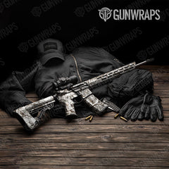 Nature Lifeless Snow Woods Buck Skull AR-15 Gun Skin Vinyl Wraps