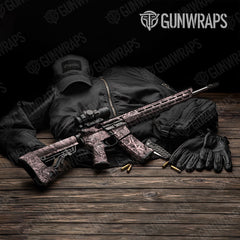 Nature Pink Grassland AR-15 Gun Skin Vinyl Wraps