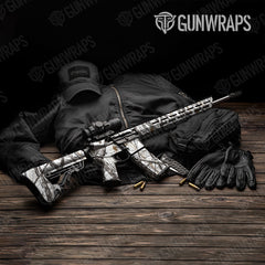 Nature Snowstorm AR-15 Gun Skin Vinyl Wraps