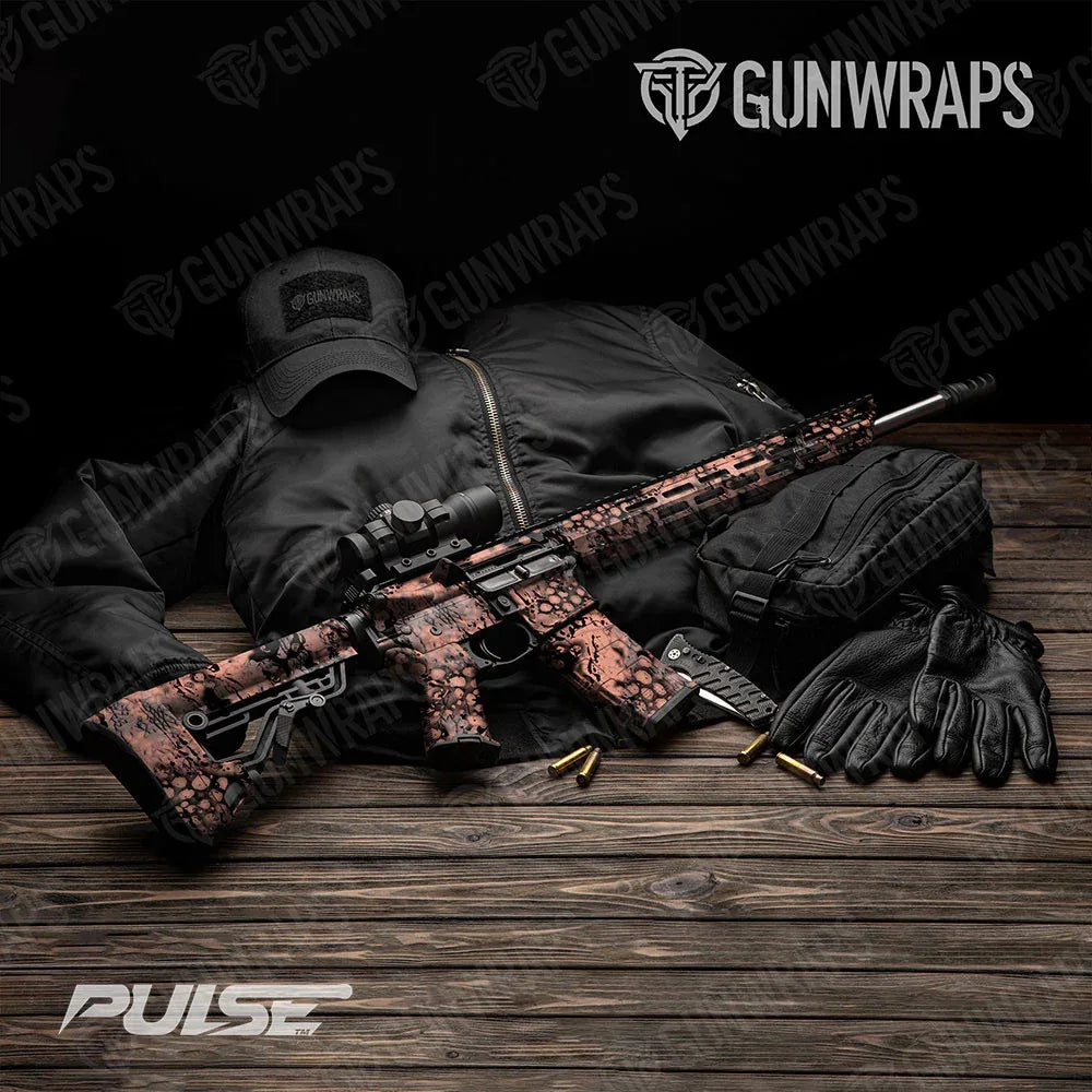 Pulse Coral AR-15 Gun Skin Vinyl Wraps