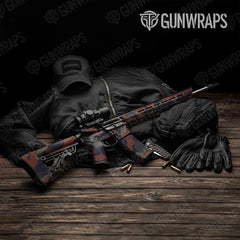 Ragged Blue Copper AR-15 Gun Skin Vinyl Wraps