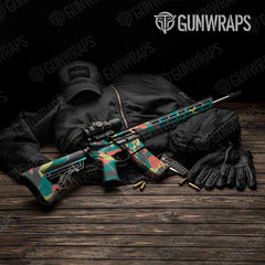 Ragged Fiesta AR-15 Gun Skin Vinyl Wraps