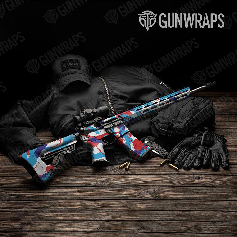 Ragged M Series AR-15 Gun Skin Vinyl Wraps